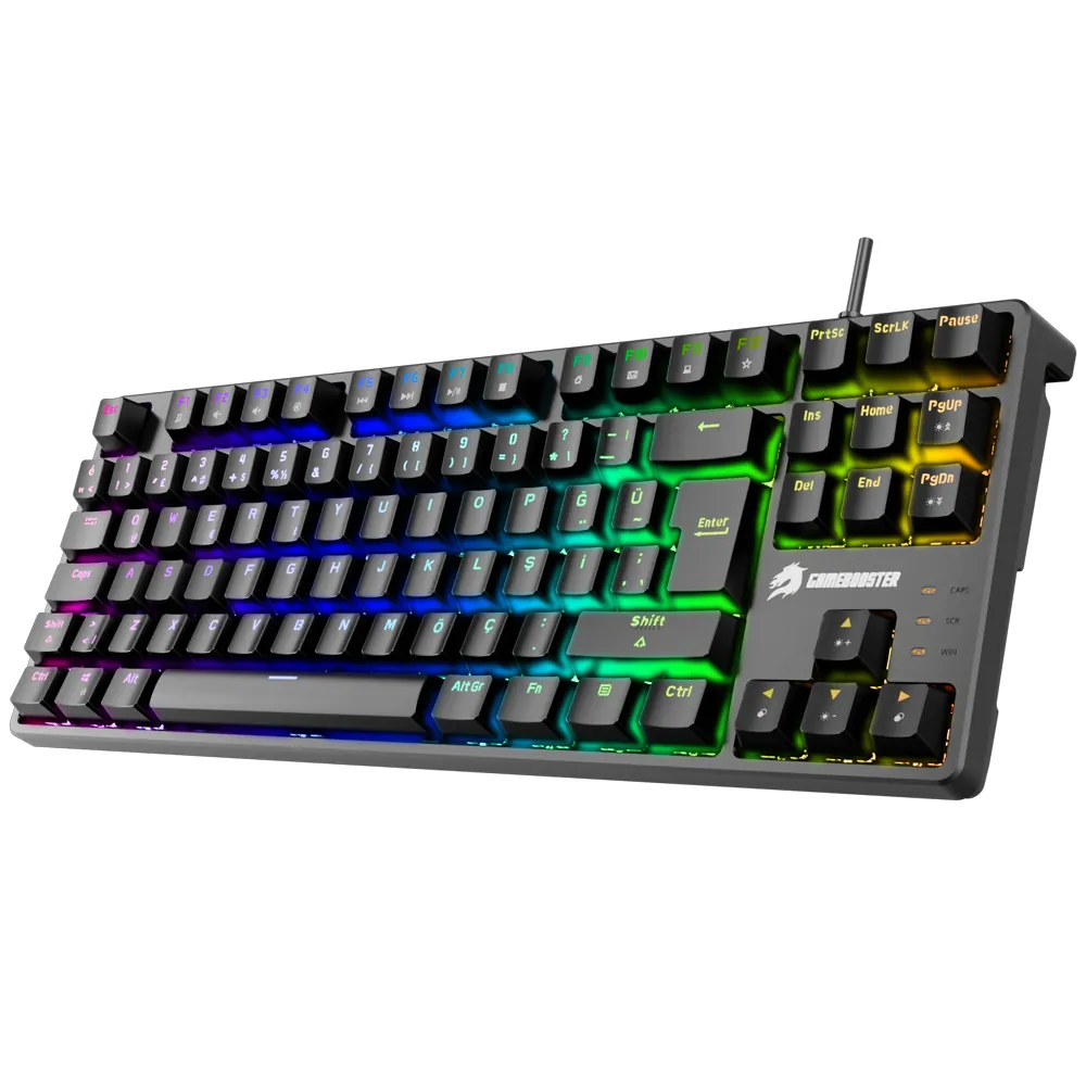 Gamebooster G23B Enigma RGB Red Switch Mekanik Siyah Gaming Klavyesi