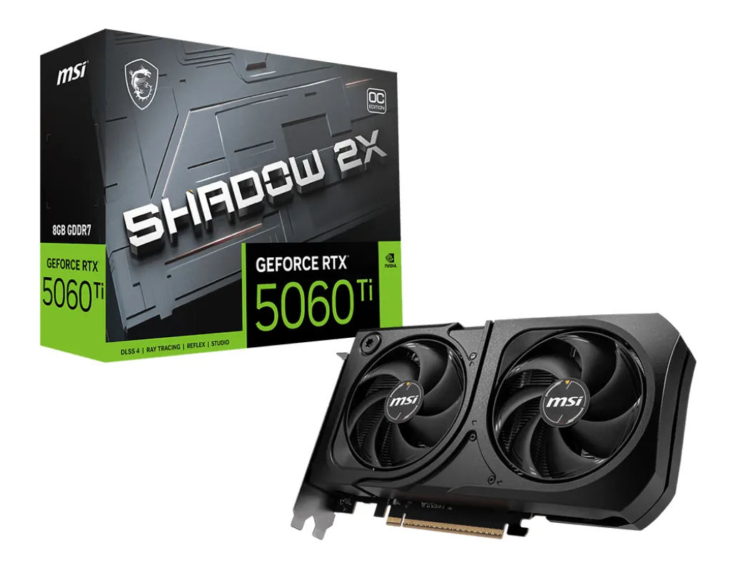Geforce Rtx 5060 Ti 8g Shadow 2x Oc