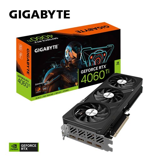 Gigabyte Rtx4060-Ti 8gb Gddr6 128bit 2xDp/2xHdmi (Gv-N406tgam-Oc-8gd)