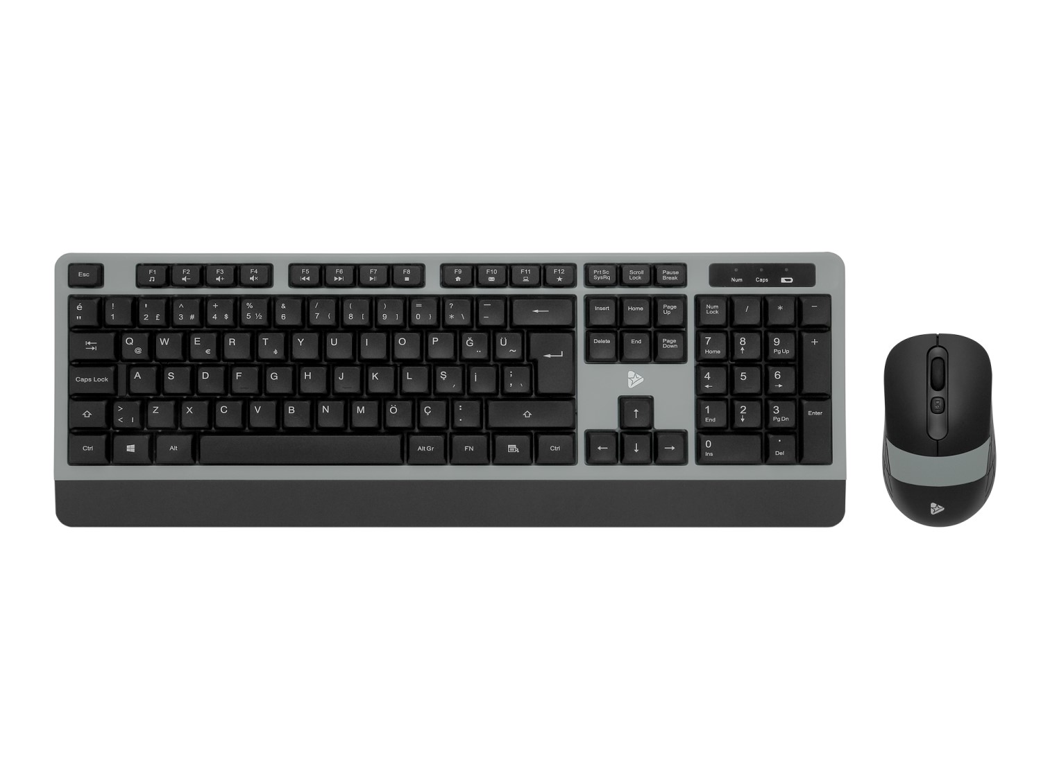 Go Gamer G100 Business Elite Kablosuz Q Klavye Mouse Set Siyah/Gri