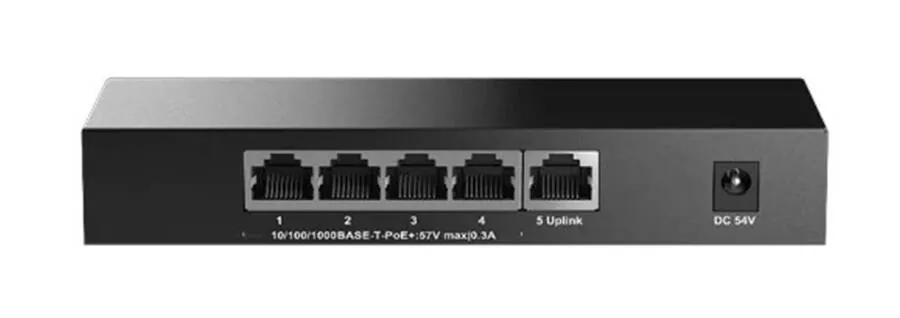 'H3C Magic BS205T-P 5 Port 10/100/1000 4 Port PoE+ 57W Yönetilemez Switch'
