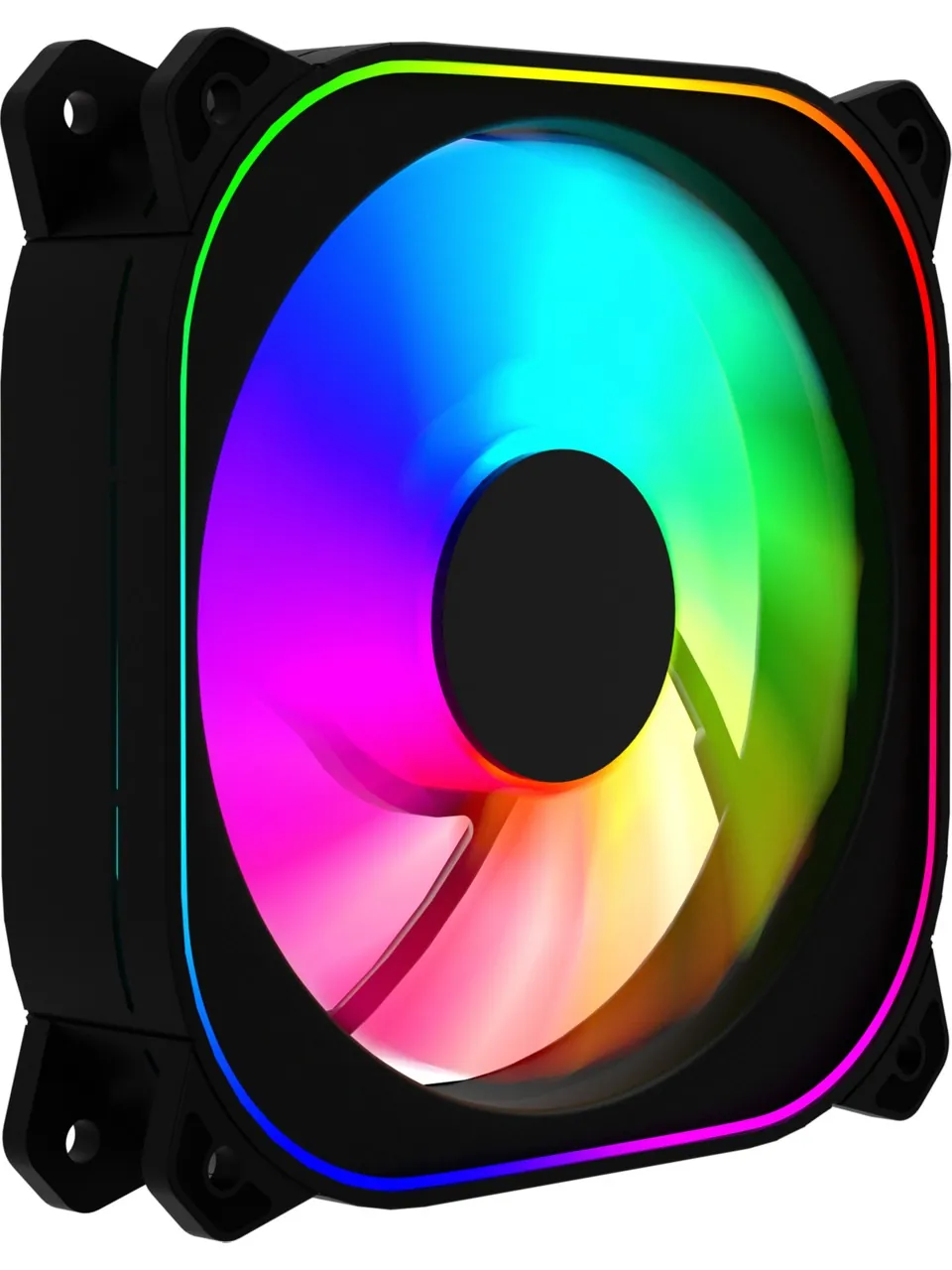 Hawk Gaming HF120_3LU Silentforce 120mm ARGB Üçlü Siyah Kasa Fanı