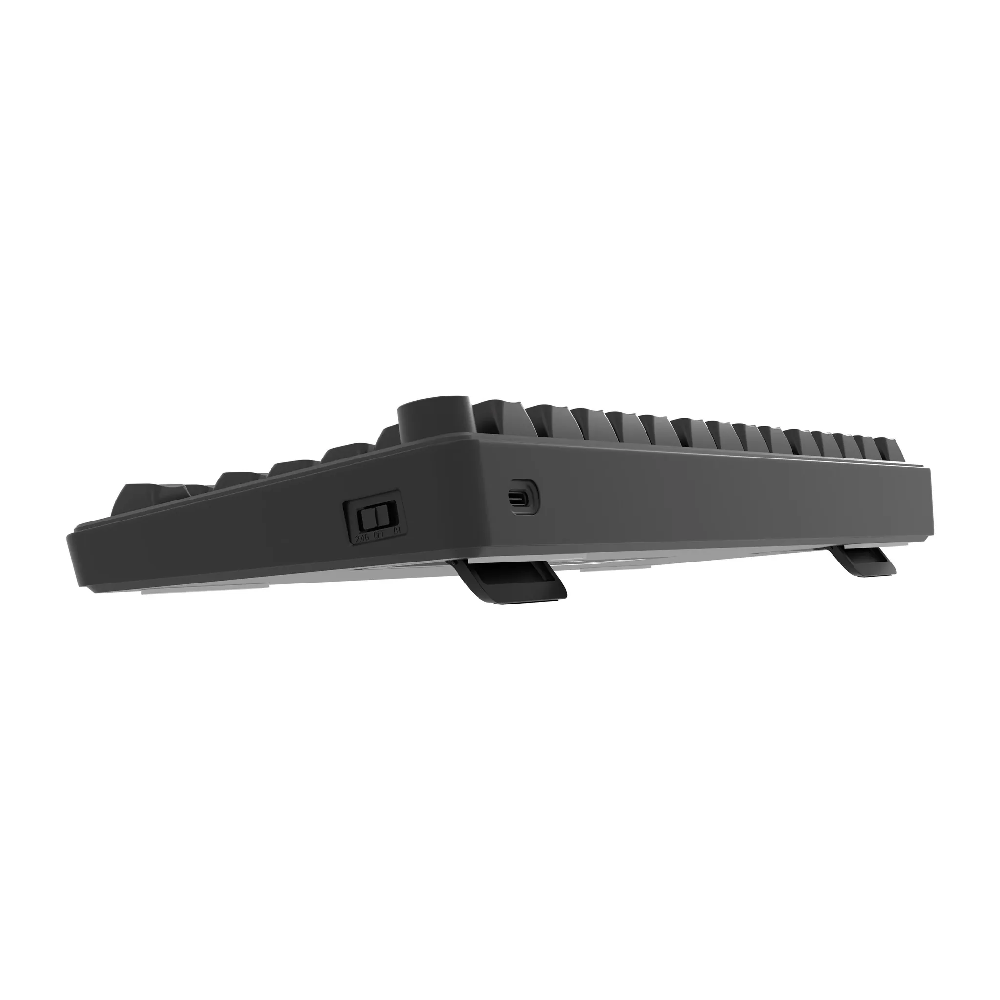 Hawk Gaming HK255 Membrane LCD RGB Kablosuz Bluetooth Klavye Siyah