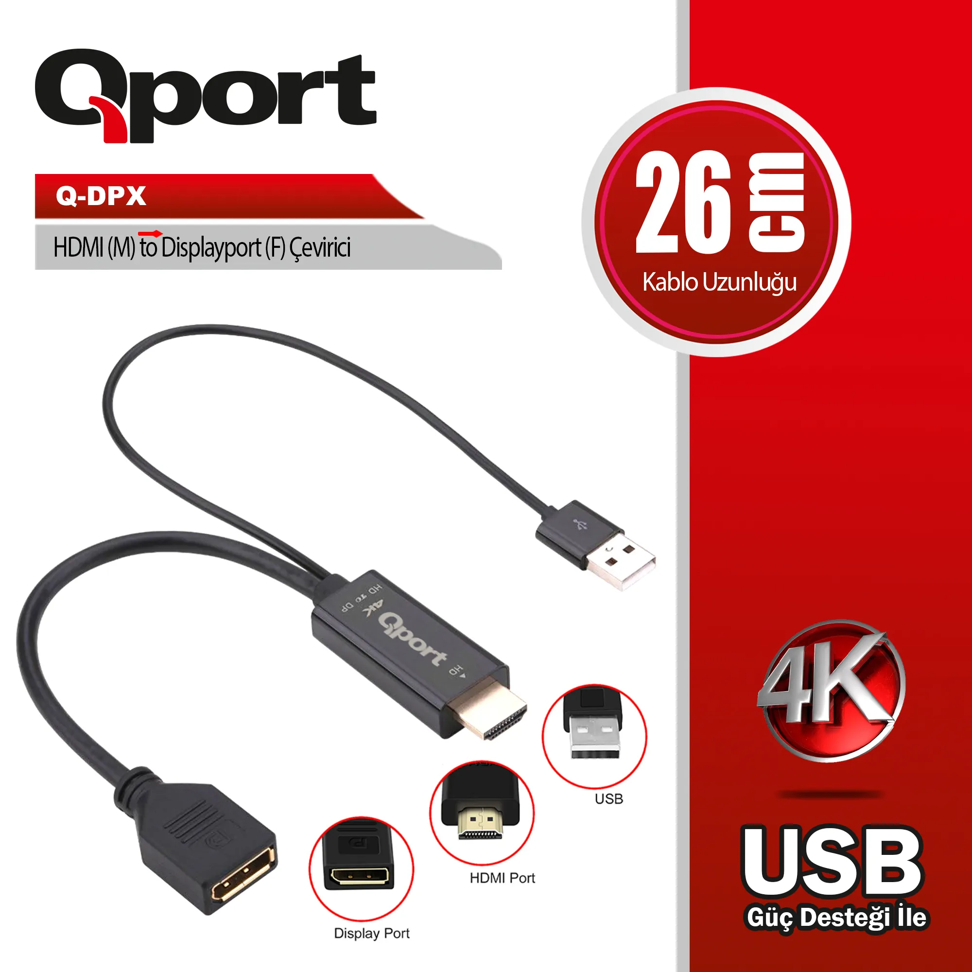 Hdmi To Display Port Çevirici