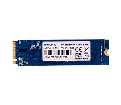 Hi-Level 256 GB NVMe SSD 3300/1200 (HLV-M2PCIeSSD2280/256G)
