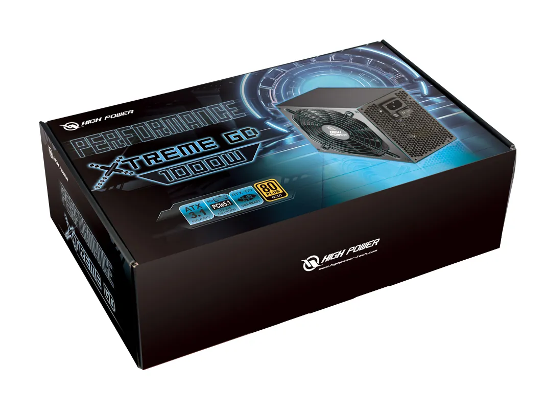 High Power Xtreme Gold ATX 3.1 1000W 80+ Gold ATX Güç Kaynağı (HP2-A1000GD-F14C)