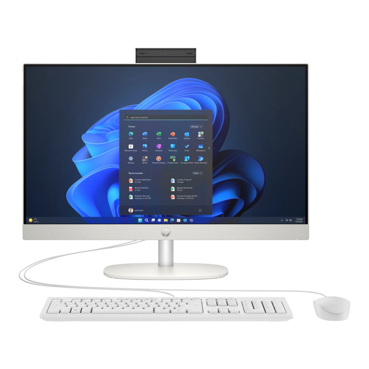 HP Aio Proone 240 G10 A1JZ1ES I5-1335 16GB 512GB Ssd 23.8" Dos Beyaz