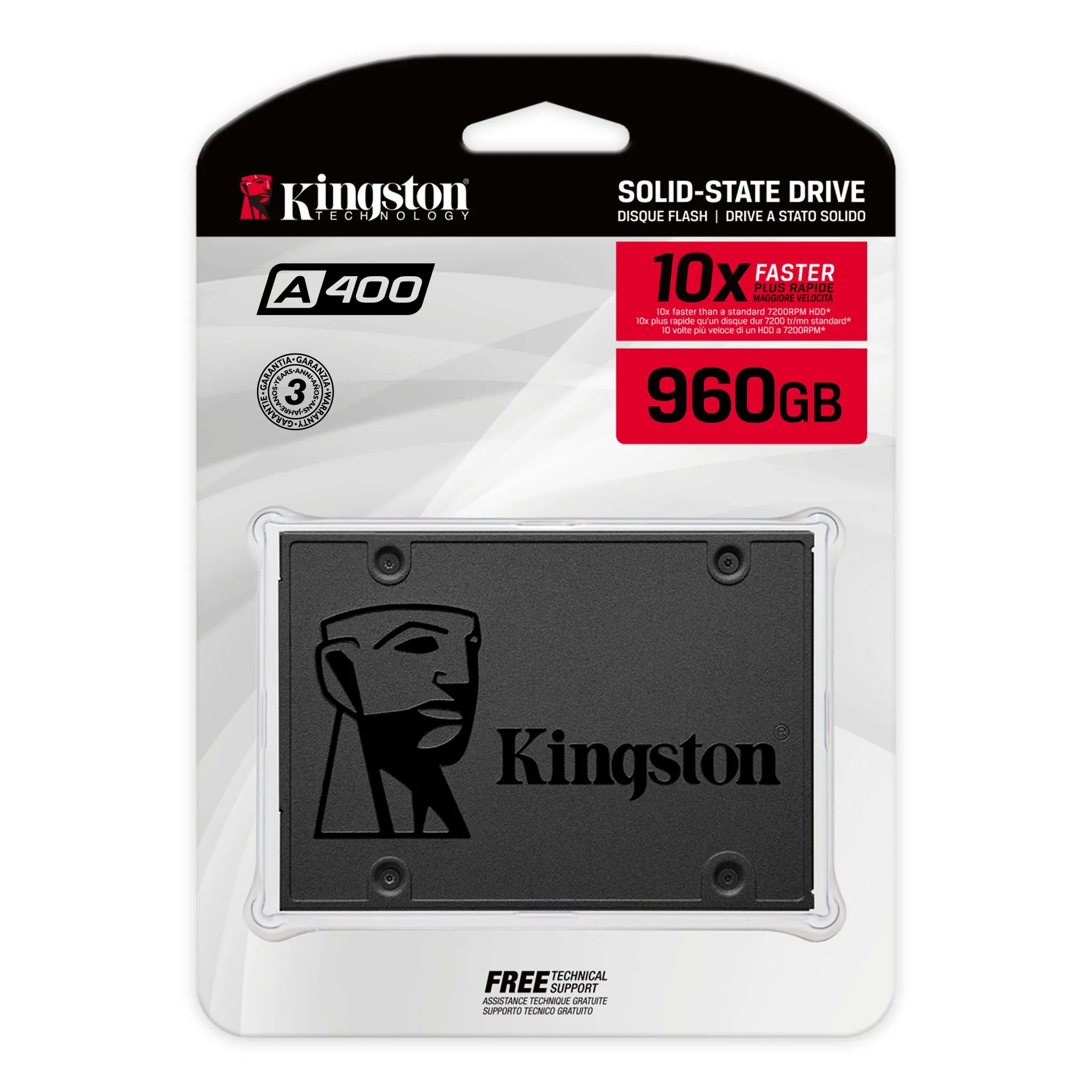 Kingston A400 960 GB 2.5" SATA3 SSD 500/450 (SA400S37/960G)
