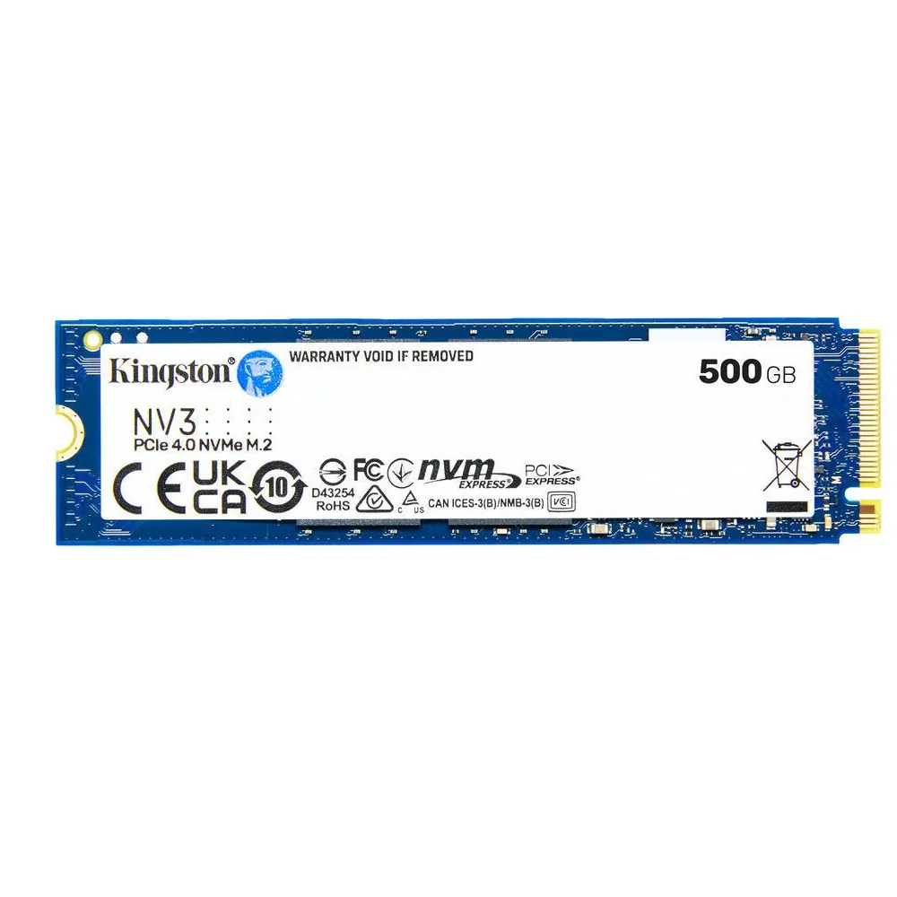 Kingston NV3 500 GB NVMe Gen4 SSD 5000/3000 (SNV3S/500G)
