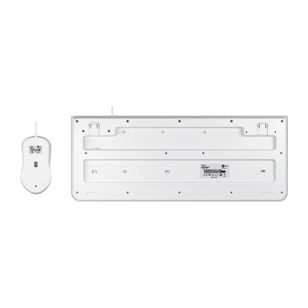 Leboo CM105 USB Kablolu Klavye Mouse Set Beyaz