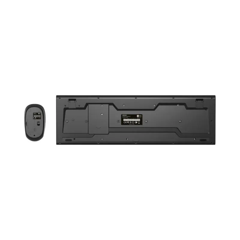 Leçoo Kw200 USB Kablosuz Klavye Mouse Set Siyah