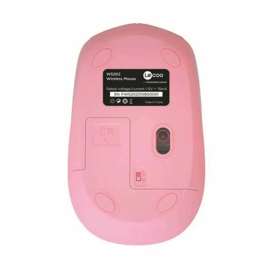 Levoo WS202 USB Kablosuz Mouse Pembe