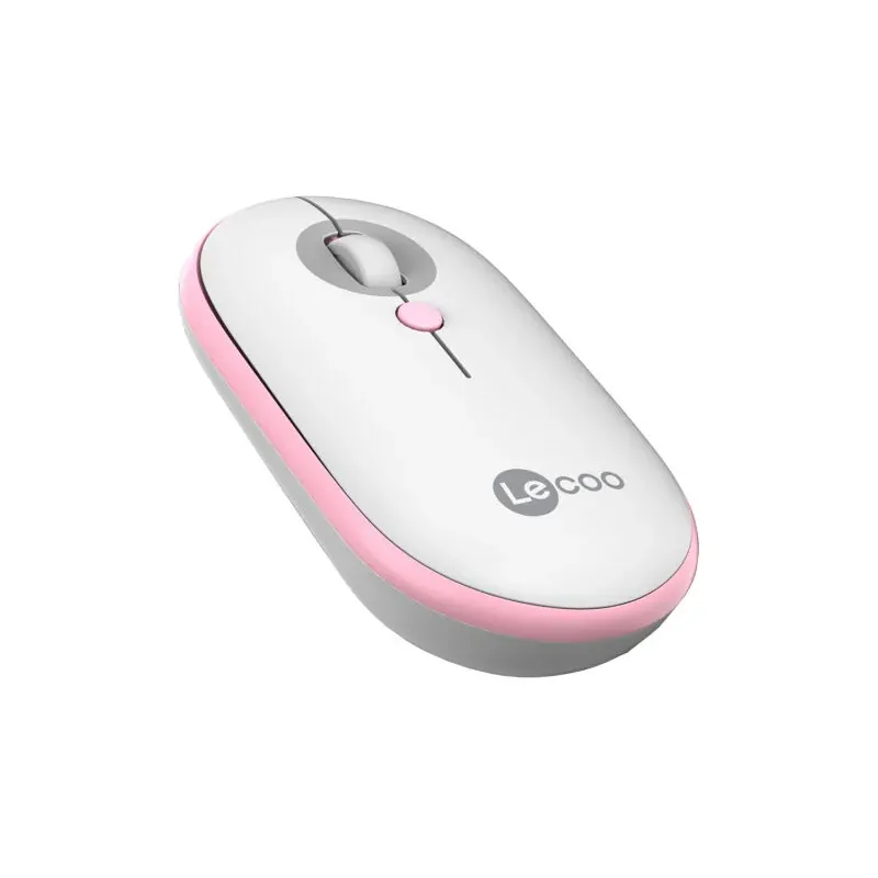 LeCoo WS212 USB Kablosuz Mouse Beyaz-Pembe