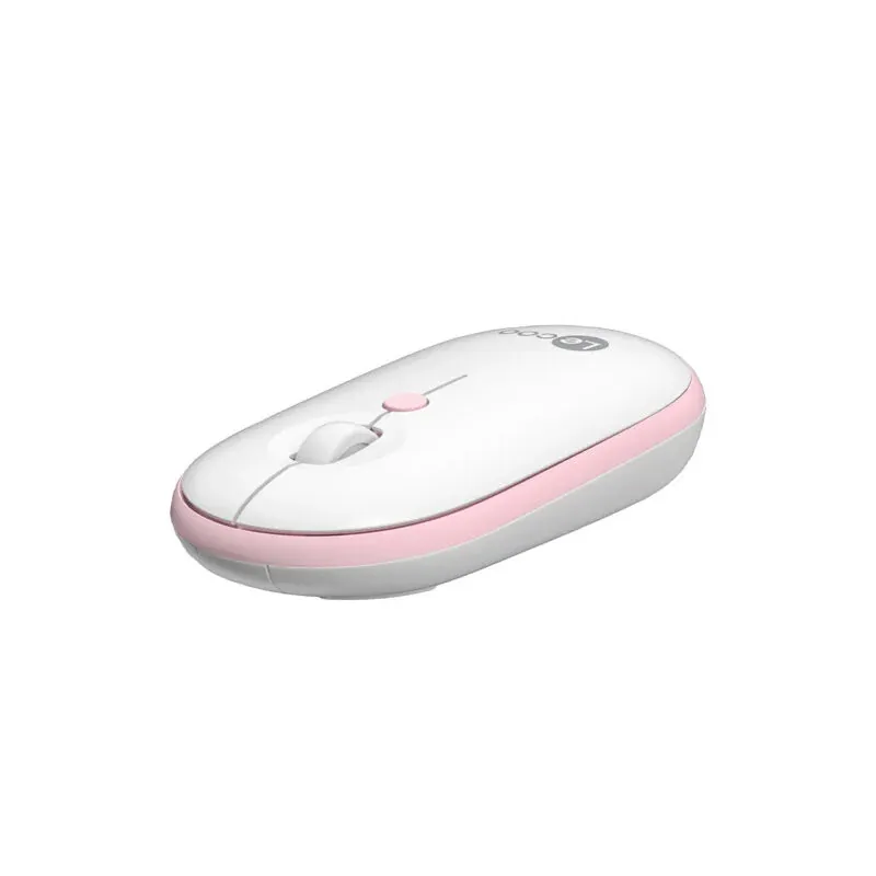 LeCoo WS212 USB Kablosuz Mouse Beyaz-Pembe