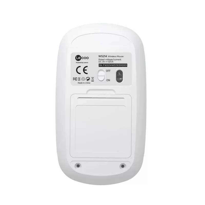 LeCoo WS214 USB Kablosuz Mouse Beyaz