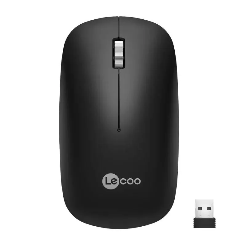 Lecoo WS214 USB Kablosuz Mouse Siyah