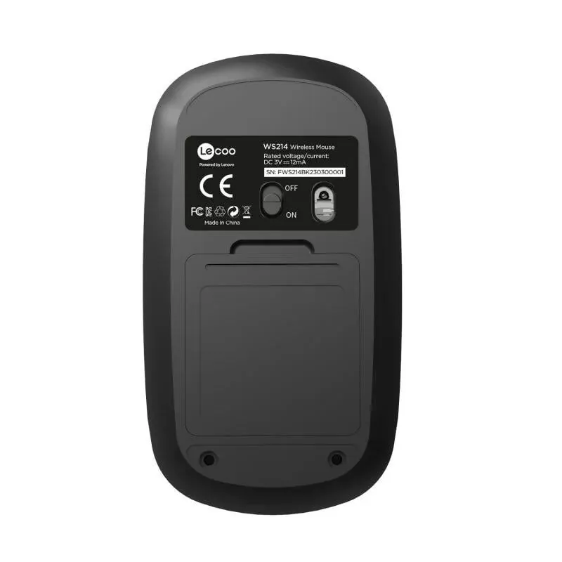 Lecoo WS214 USB Kablosuz Mouse Siyah