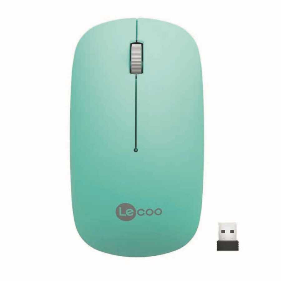 LeCoo WS214 USB Kablosuz Mouse Türkuaz