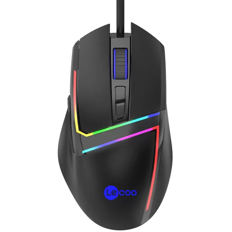 Leetoo MS106 Kablolu RGB Optik Gaming Mouse Siyah