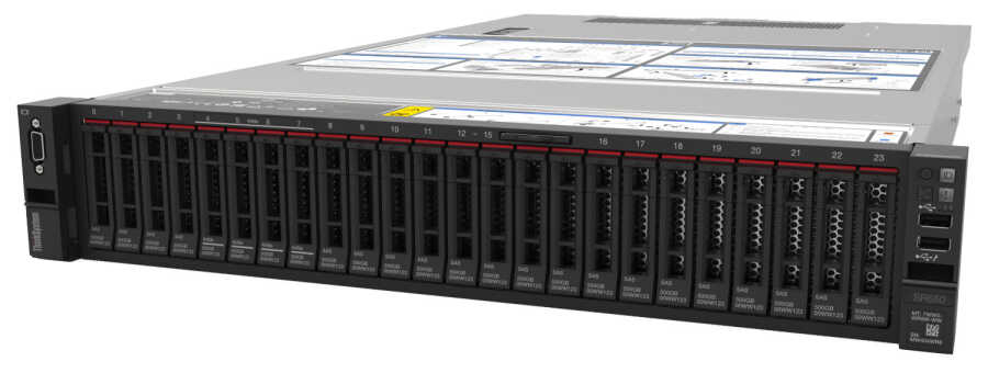 Lenovo 7D76A024EA SR650_V3 1xGold 5418Y 24C 1x64GB NoHDD 9350-8I 1x1100W