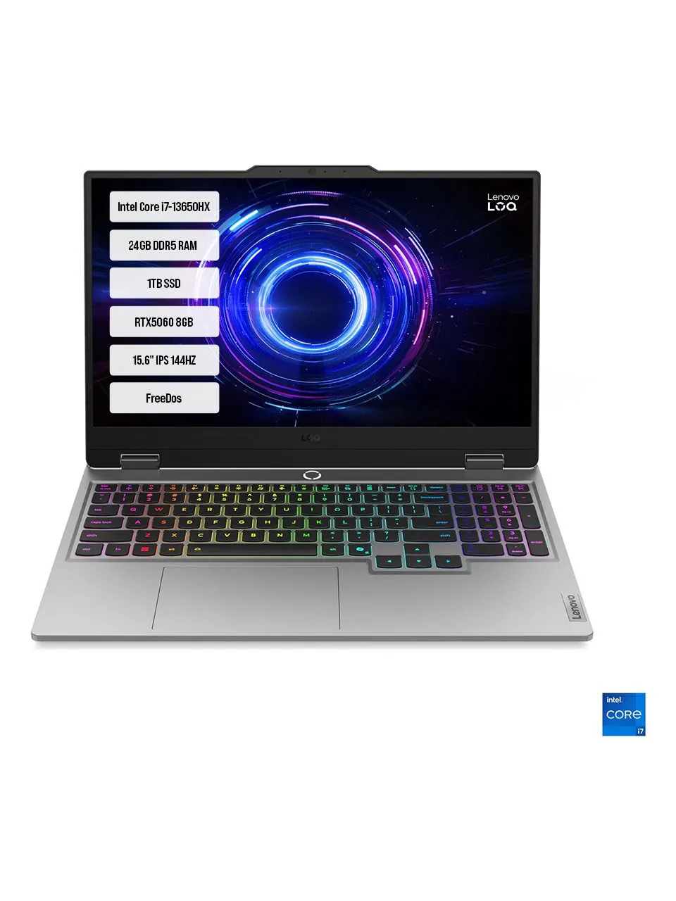 Lenovo Legion 5i RX10 83JE00J5TR i7-13650HX 24GB 1TB SSD 8GB RTX 5060 15.6" DOS
