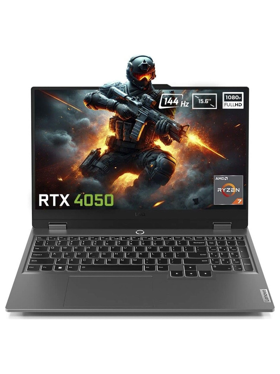 Lenovo Loq 15arp9 83jc00crtr_1t R7-7435hs 16gb 1tb Ssd 6gb Rtx4050 15.6" Dos Upg