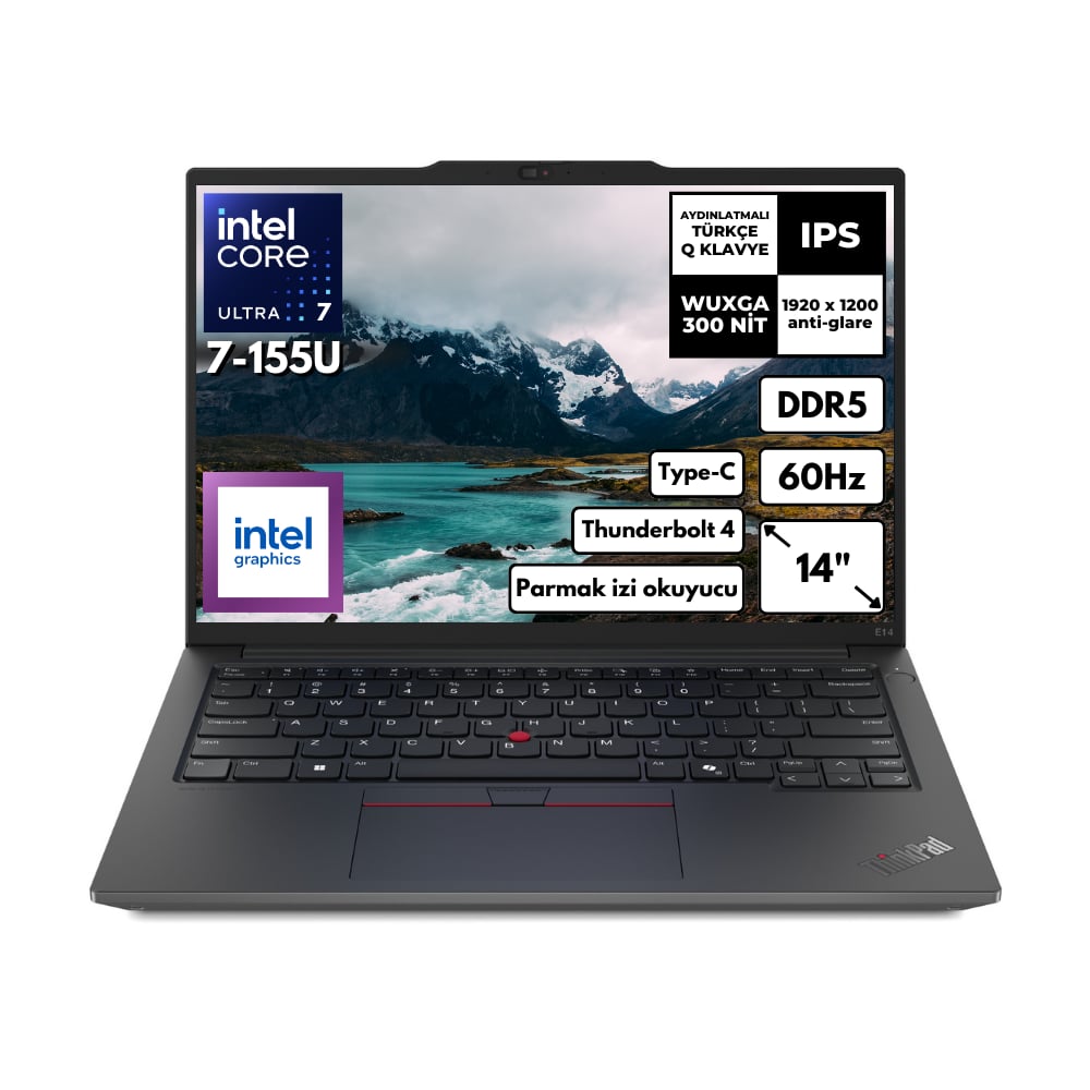 Lenovo ThinkPad E14 G6 21M8SALR27 U7-155U 16GB 512GB SSD 14" DOS