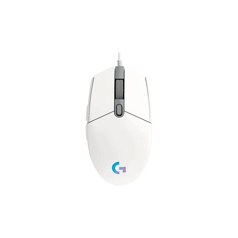 Logitech G102 Lightsync RGB 8000dpi Kablolu Oyuncu Mouse Beyaz (910-005824)