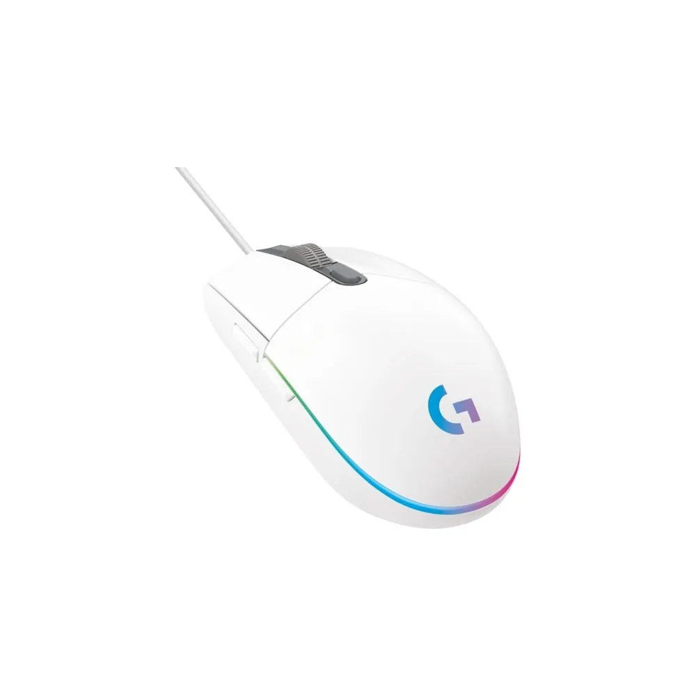 Logitech G102 Lightsync RGB 8000dpi Kablolu Oyuncu Mouse Beyaz (910-005824)