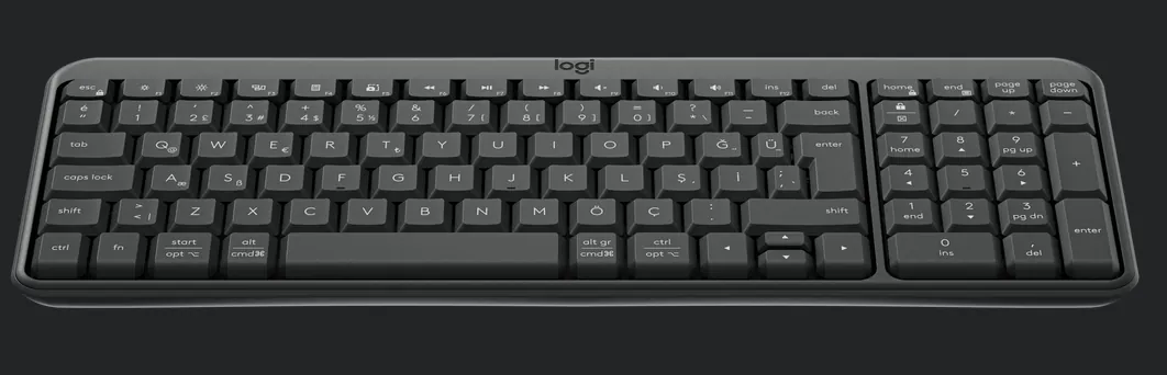 Logitech K250 Kablosuz Bluetooth Klavye Grafik (920-013460)