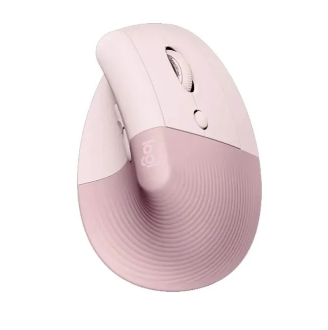 Logitech Lift Sessiz Kablosuz Ergonomik Dikey Mouse Pembe (910-006478)