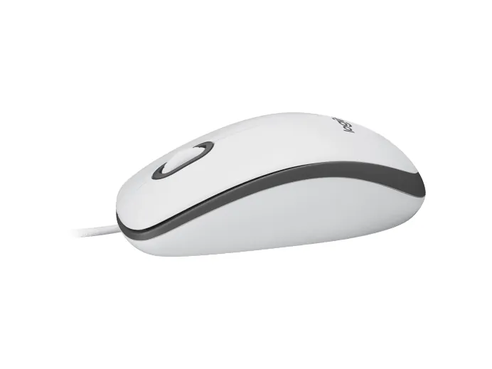 Logitech M100 USB Kablolu Mouse Beyaz (910-006764)