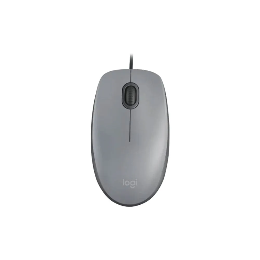 Logitech M110 USB Kablolu Silent Optik Mouse Gri (910-006760)