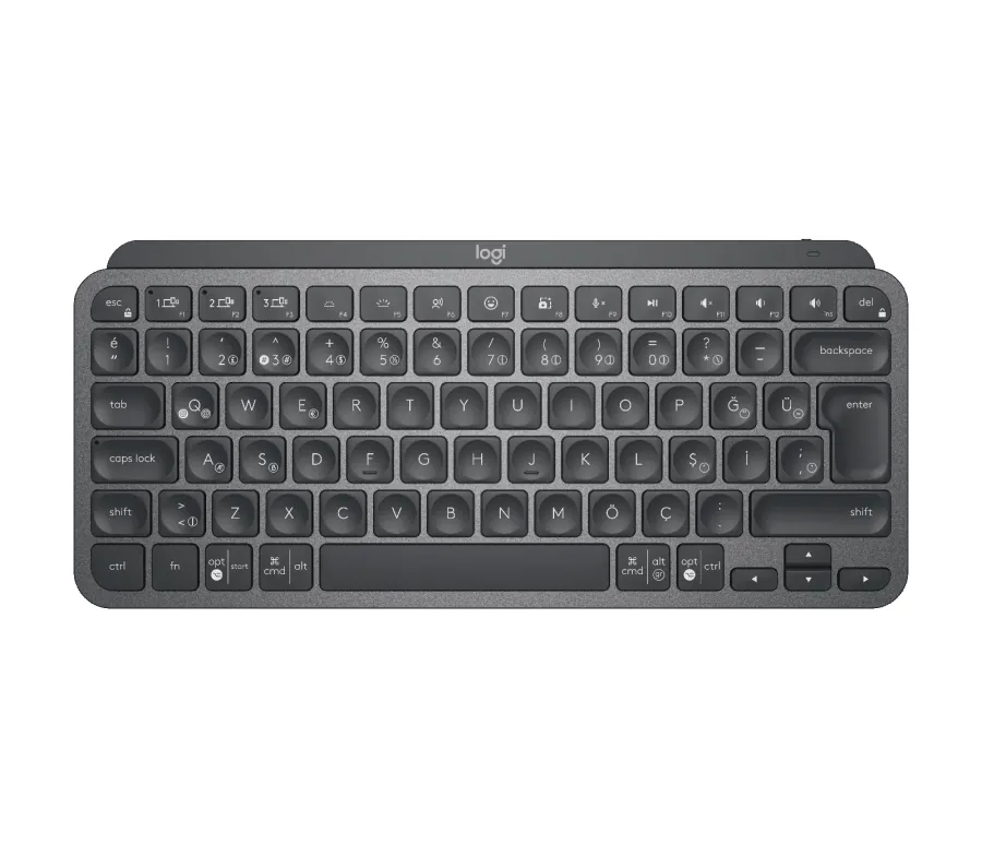 Logitech MX Keys Mini Kablosuz Q Klavye Siyah (920-010504)