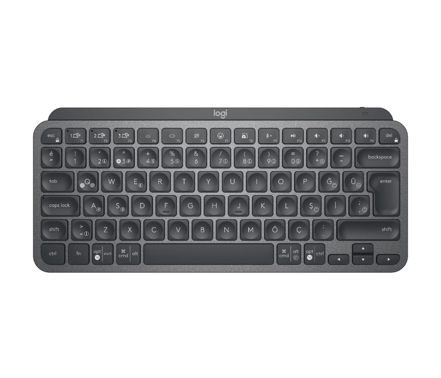 Logitech MX Keys Mini Kablosuz Q Klavye Siyah (920-010504)