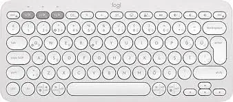 Logitech Pebble Keys 2 K380s Multi-Device Bluetooth Klavye Beyaz (920-011860)