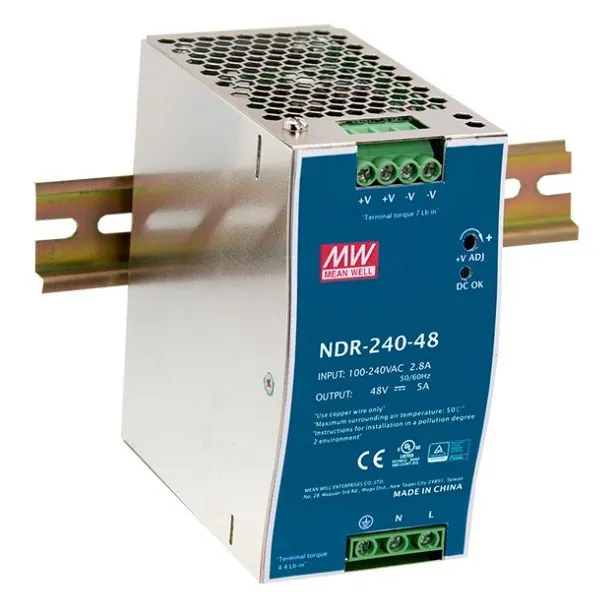 Meanwell SA-NDR-240-48 Endüstriyel 240W AC/DC Güç Kaynağı