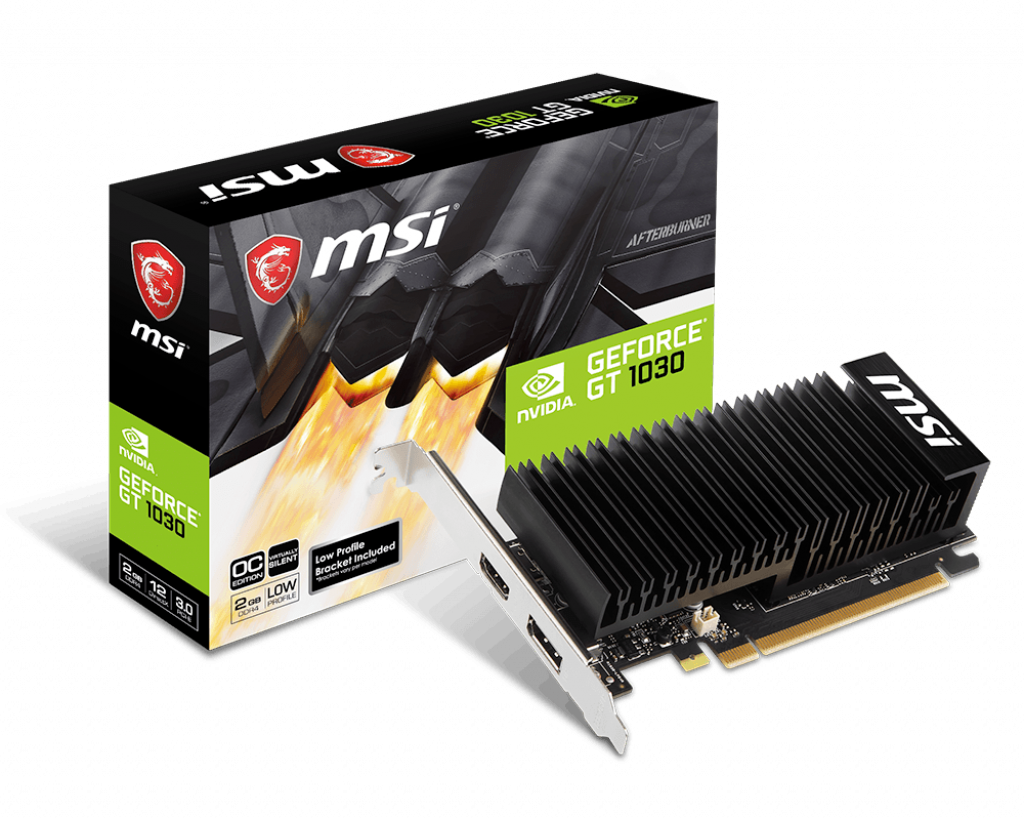 Msi Gt1030 2Gb Ddr4 64Bit Dp/Hdmi (Gt 1030 2Ghd4 Lp Oc)