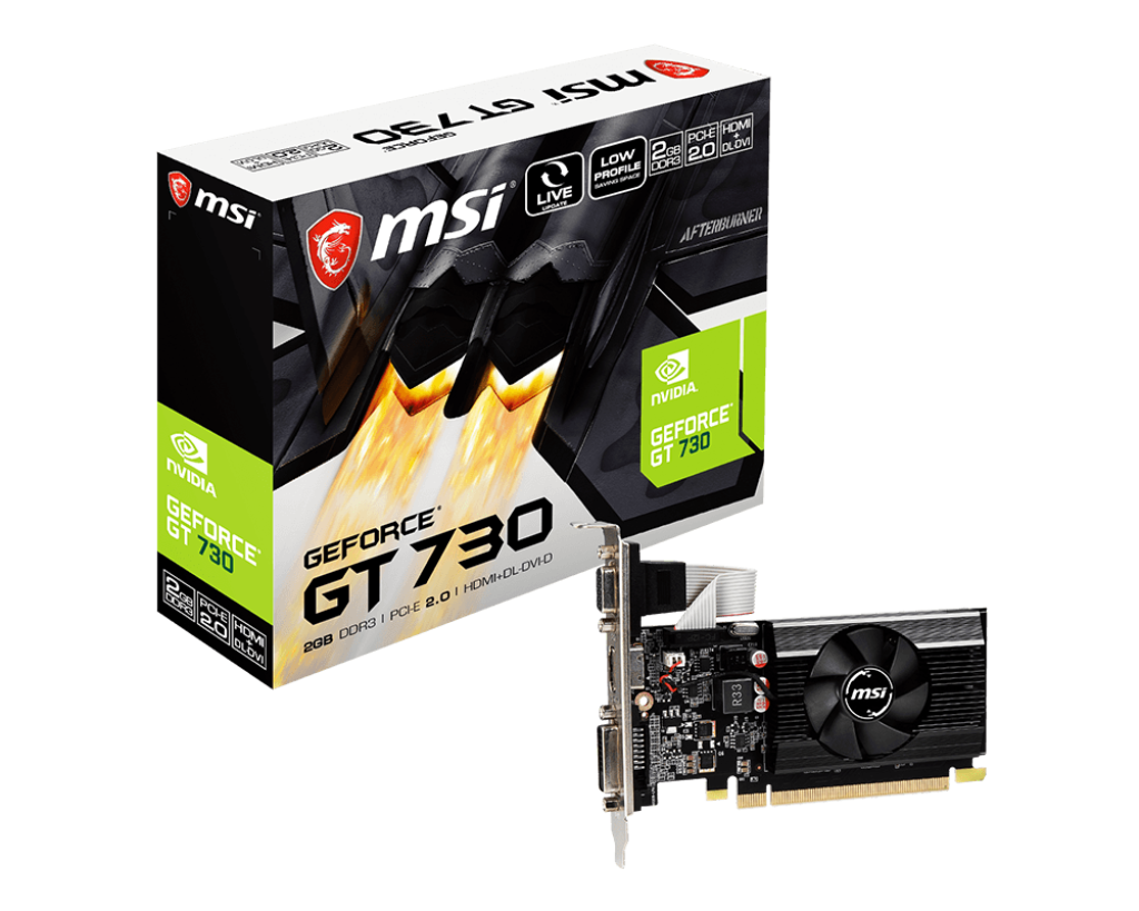 Msi Gt730 2gb Ddr3 64bit Hdmi/Dvi/Vga (N730K-2Gd3/Lp)
