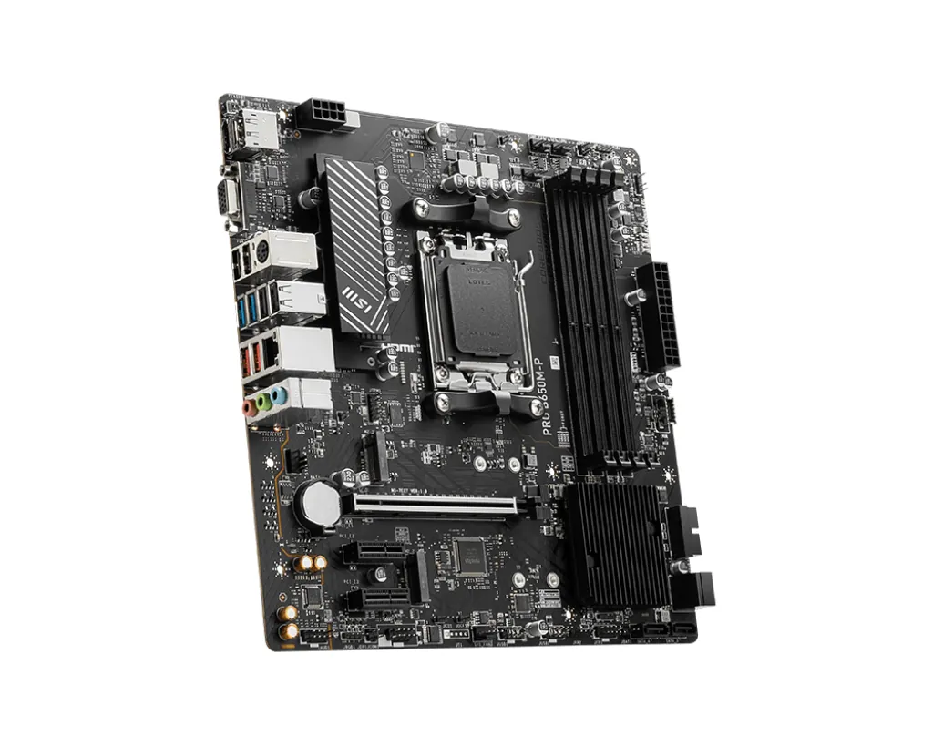 MSI Pro B650M-P AM5 DDR5 Ses GLAN DP/HDMI/VGA SATA3 USB3.2 mATX