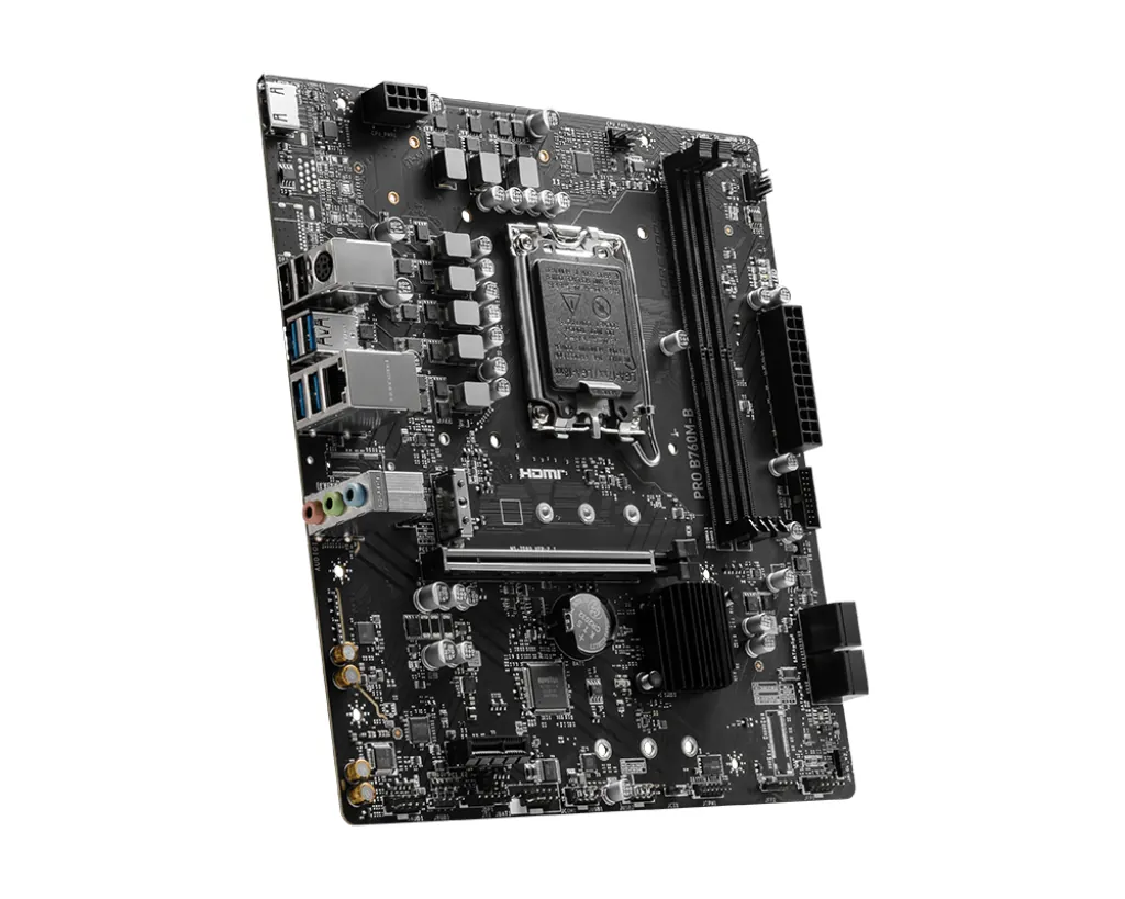 MSI Pro B760M-B 1700P DDR4 Ses GLAN HDMI SATA3 USB3.2 mATX