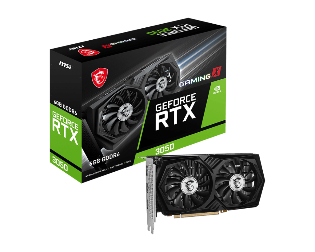 Msi Rtx3050 6gb Gddr6 96bit Dp/2xhdmi (Rtx 3050 Gaming X 6g)