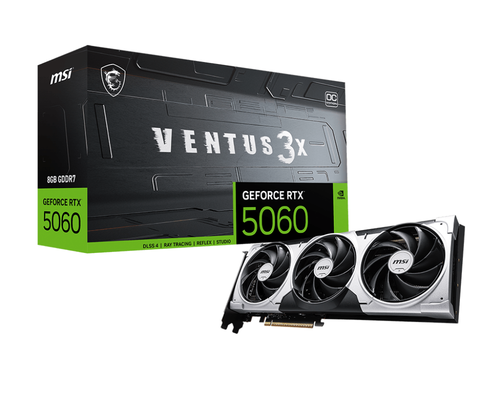 Msi Rtx5060 8gb Gddr7 128bit 3xdp/hdmi (GeForce Rtx 5060 8g Ventus 3x Oc)