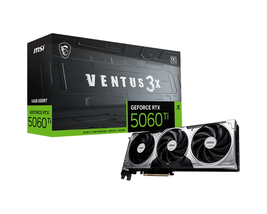 MSI GeForce RTX 5060 8GB GDDR6 128 Bit 3xDP/HDMI - Ventus 3X OC