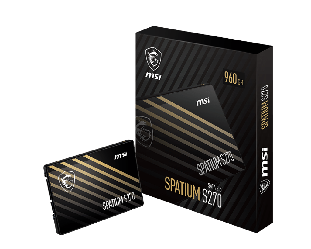 Msi Spatium S270 960 Gb 2.5" Sata3 Ssd 500/450