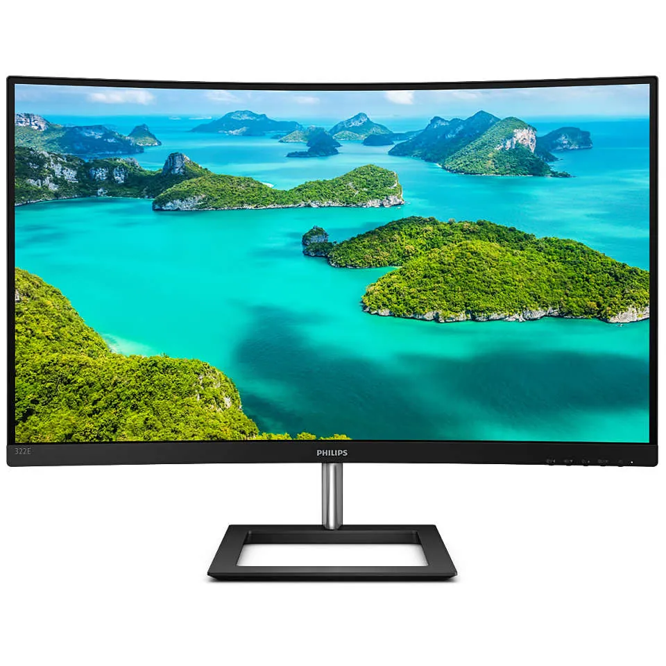 Philips 31.5" 322E1C/00 1920x1080 4ms 75Hz DP/HDMI/VGA +VESA +Curved