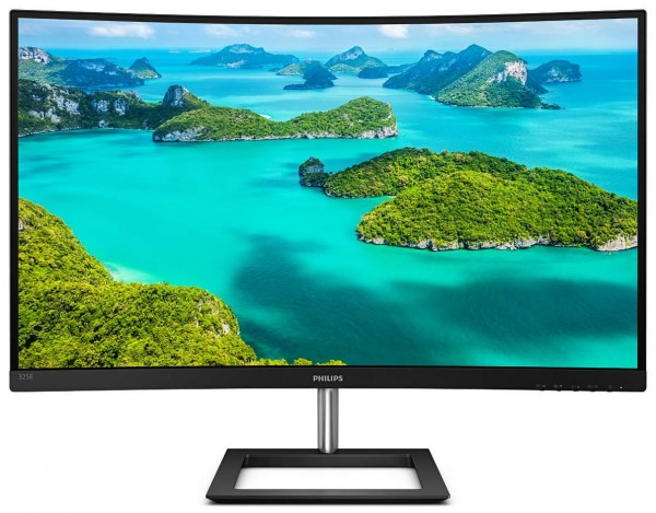 Philips 31.5" 325E1C/00 2560x1440 4ms 75Hz DP/HDMI/VGA Siyah +VESA +Curved
