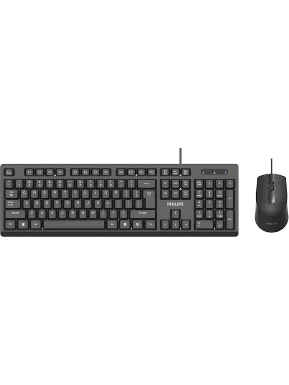 Philips SPT6234 Kablolu Klavye&Mouse Set Siyah