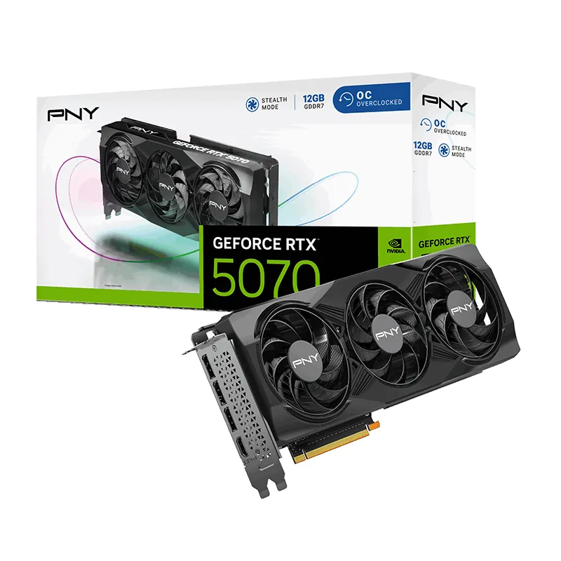 Pny Rtx5070 12gb Gddr7 192bit 3xdp/Hdmi (Vcg507012Tfxpb1-O)