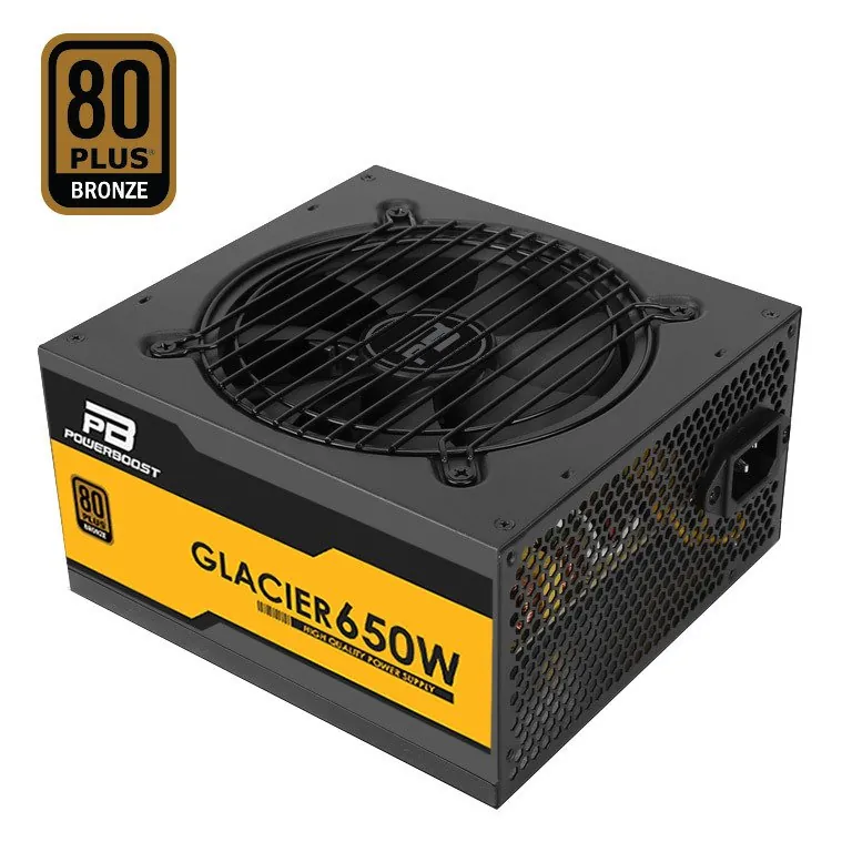 Powerboost Glacier 650W 80+ Bronze 12cm Fan Güç Kaynağı (JPSU-BST-ATX650B)